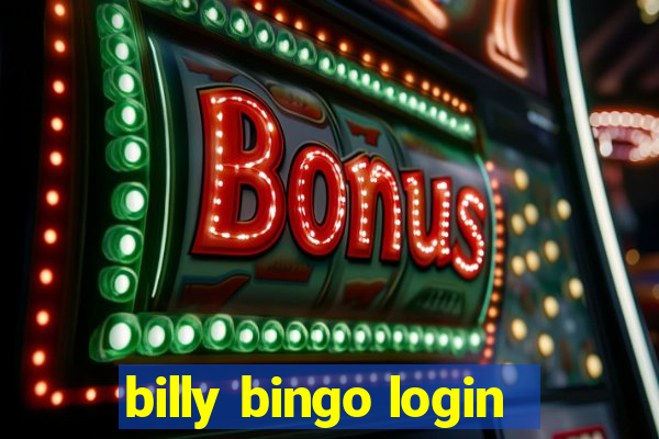 billy bingo login