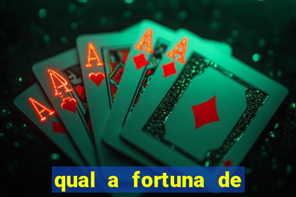 qual a fortuna de mari maria