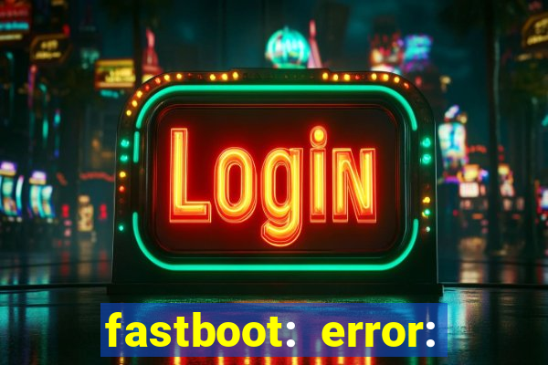 fastboot: error: failed to identify current slot