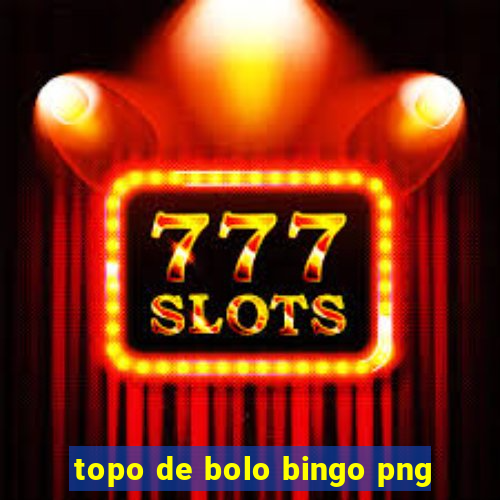 topo de bolo bingo png