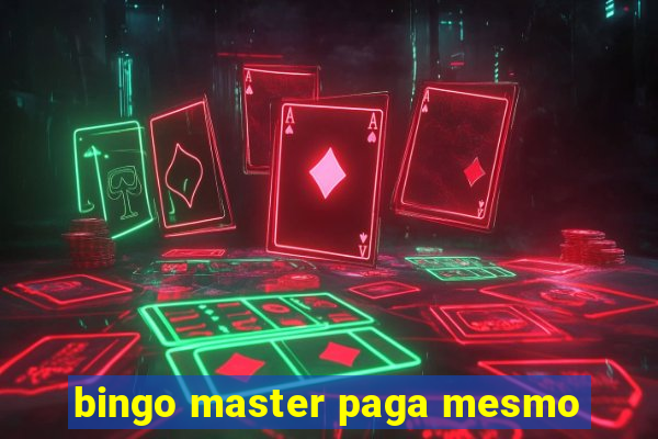 bingo master paga mesmo