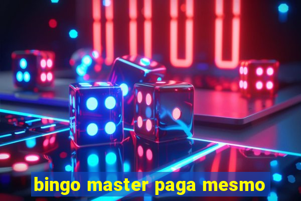 bingo master paga mesmo