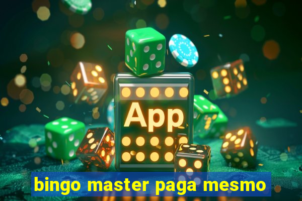 bingo master paga mesmo