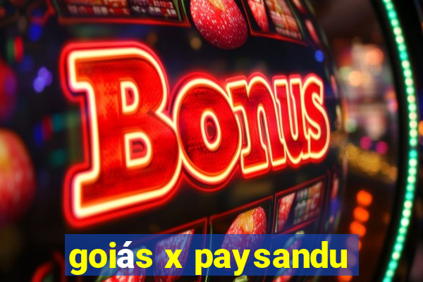 goiás x paysandu