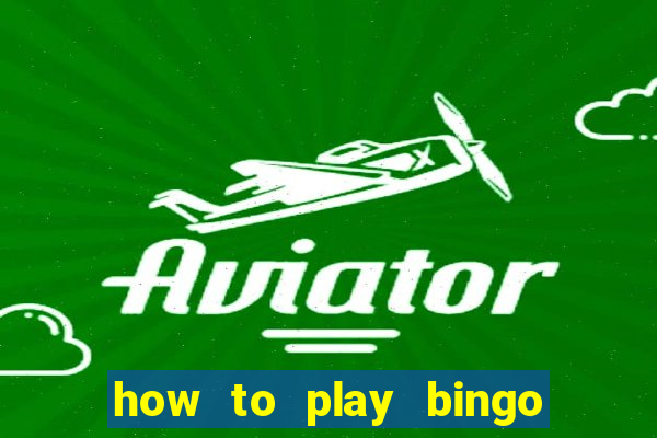 how to play bingo bonus scratch card