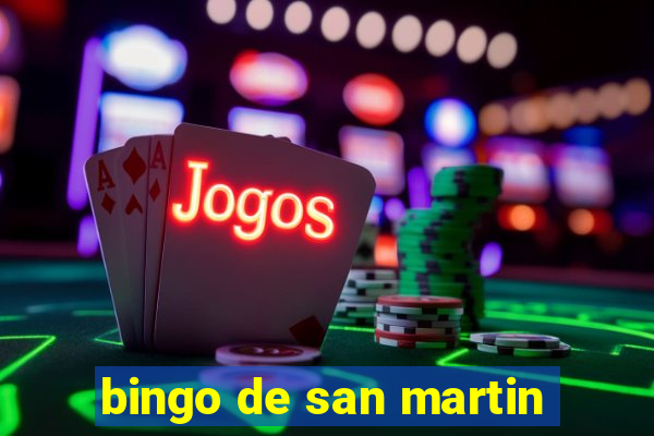 bingo de san martin