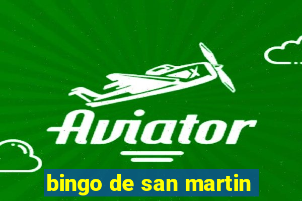 bingo de san martin