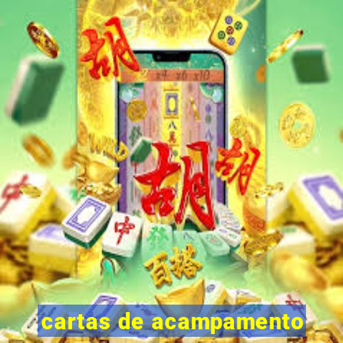 cartas de acampamento