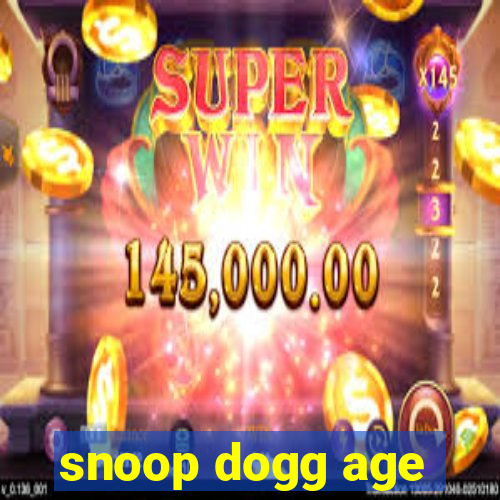 snoop dogg age