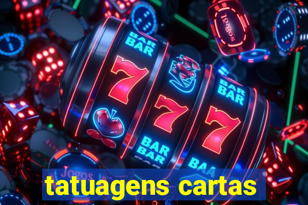 tatuagens cartas