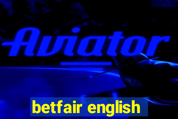 betfair english