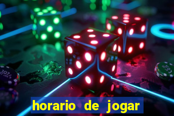 horario de jogar fortune tiger