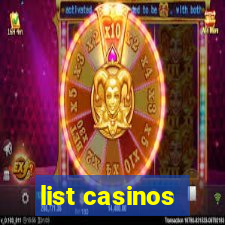 list casinos