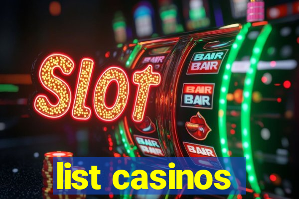 list casinos