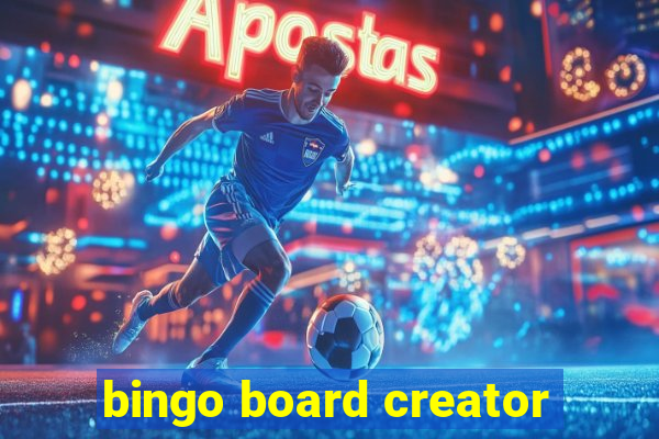 bingo board creator