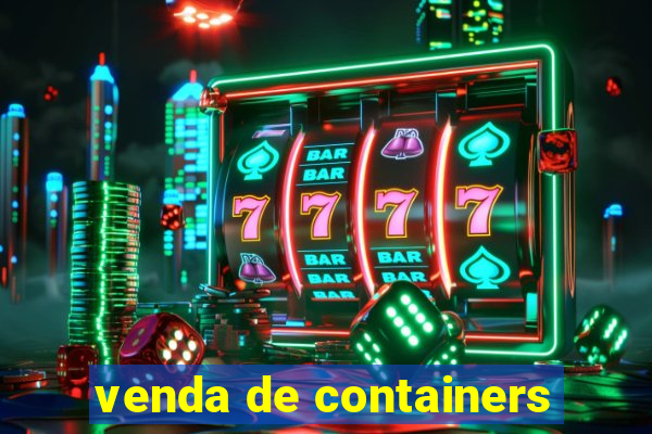 venda de containers