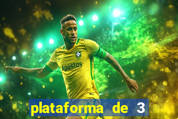 plataforma de 3 reais jogo