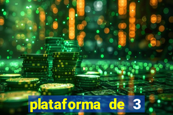 plataforma de 3 reais jogo