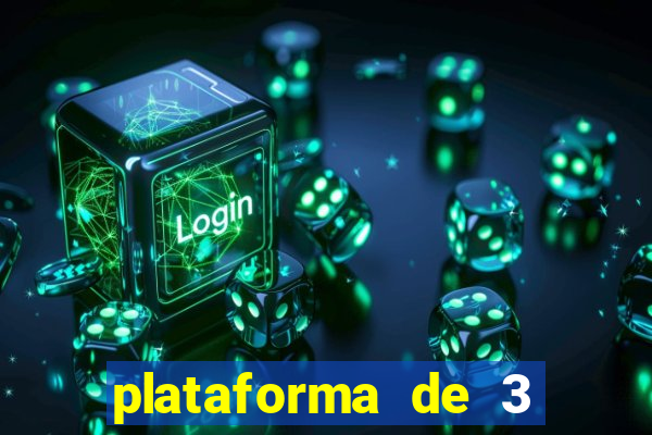 plataforma de 3 reais jogo