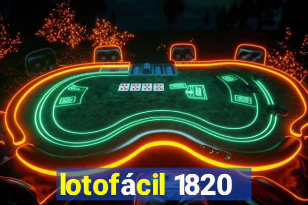 lotofácil 1820