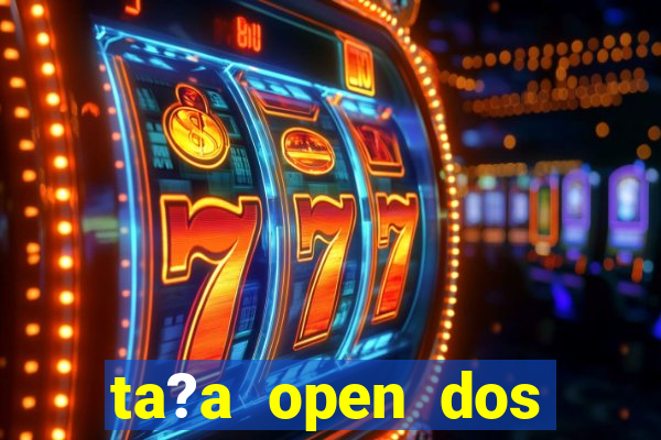 ta?a open dos estados unidos