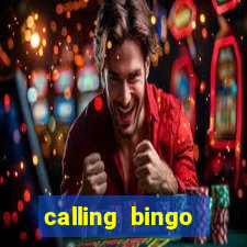 calling bingo numbers out