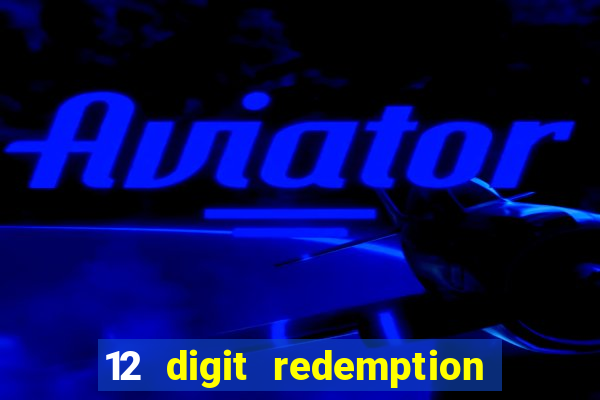 12 digit redemption code for golden hearts casino