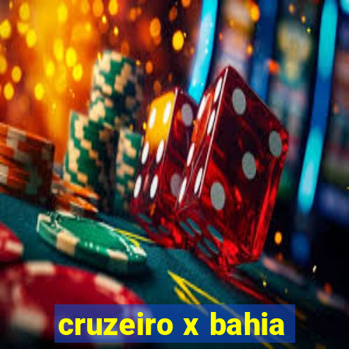 cruzeiro x bahia