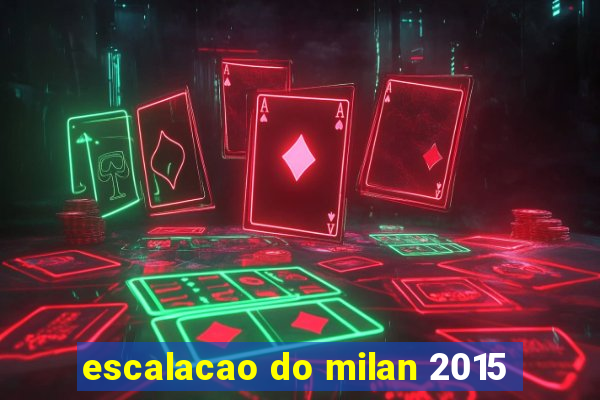 escalacao do milan 2015