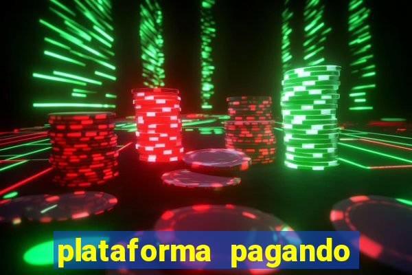 plataforma pagando bonus no cadastro