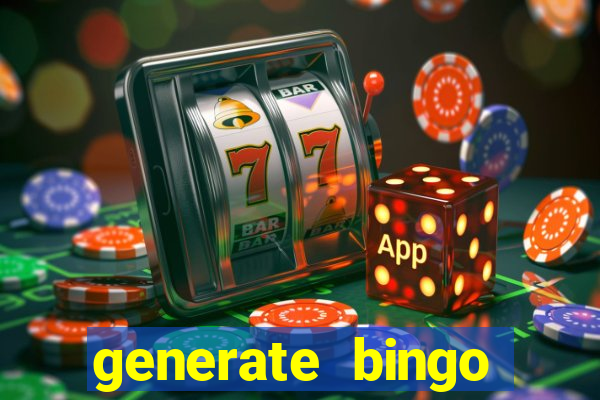 generate bingo cards with pictures