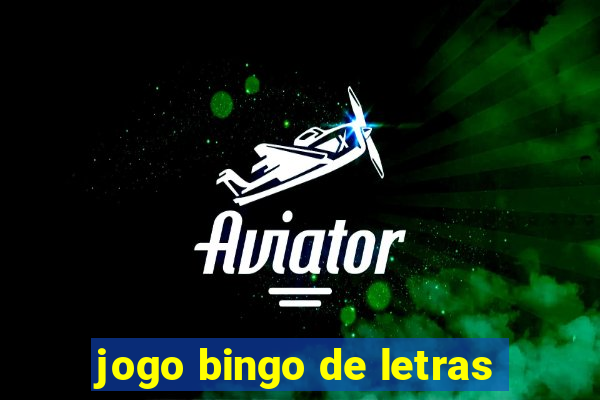 jogo bingo de letras