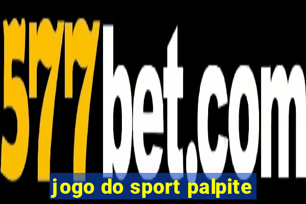 jogo do sport palpite