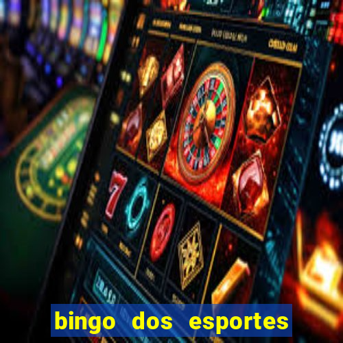 bingo dos esportes para imprimir