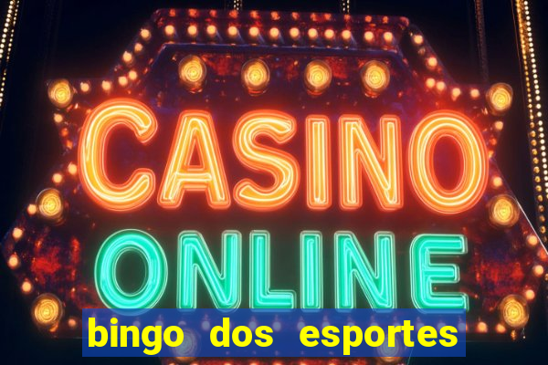 bingo dos esportes para imprimir