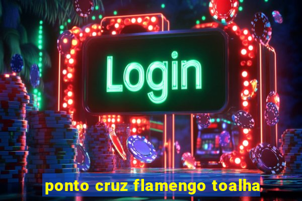 ponto cruz flamengo toalha