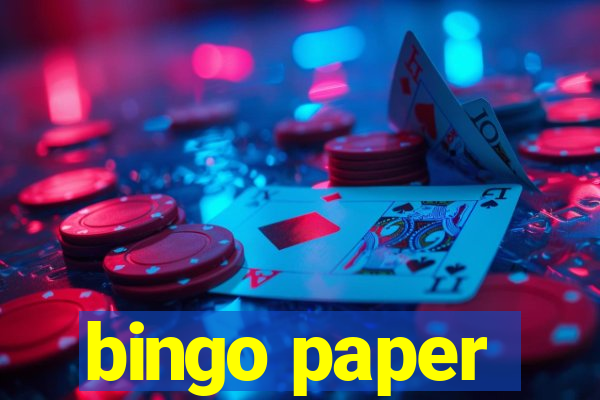 bingo paper