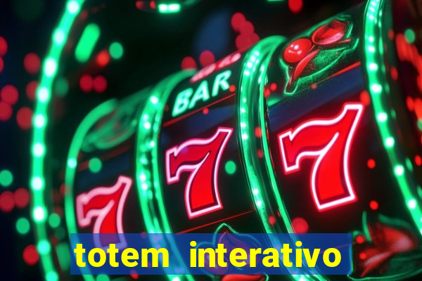 totem interativo touch screen