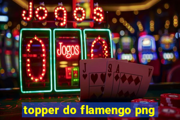 topper do flamengo png