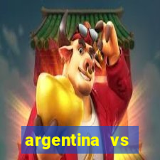 argentina vs equador onde assistir