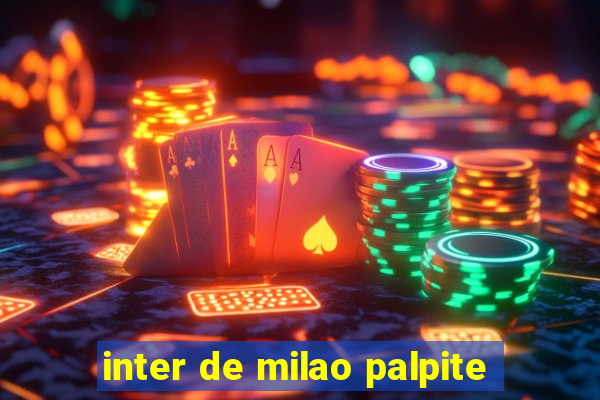 inter de milao palpite