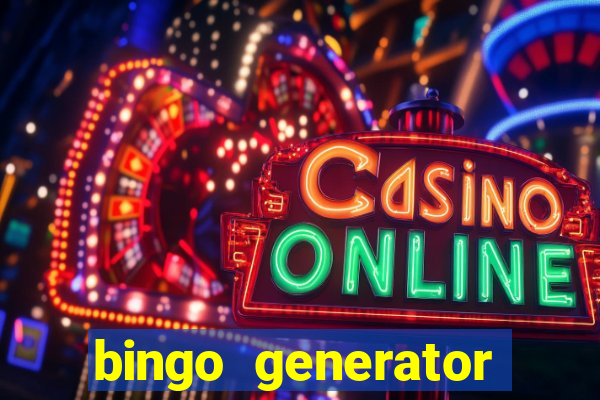 bingo generator with images