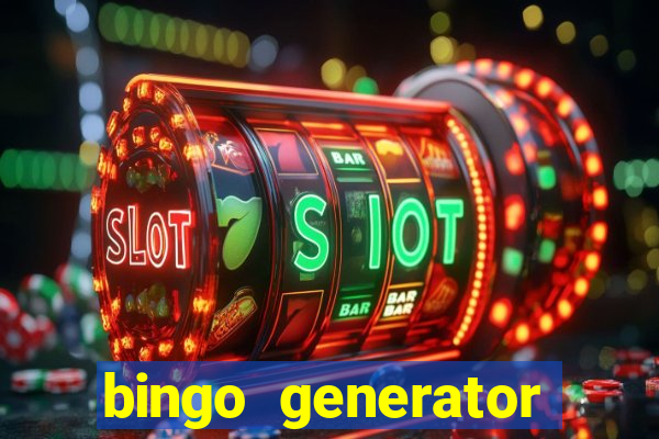 bingo generator with images