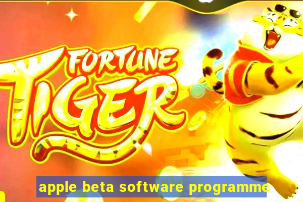 apple beta software programme