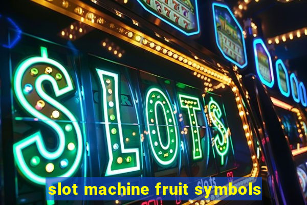 slot machine fruit symbols