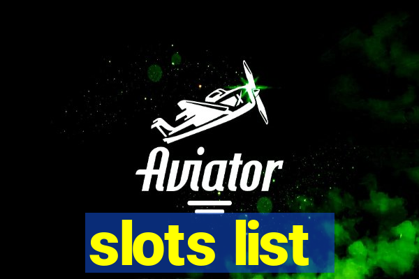 slots list