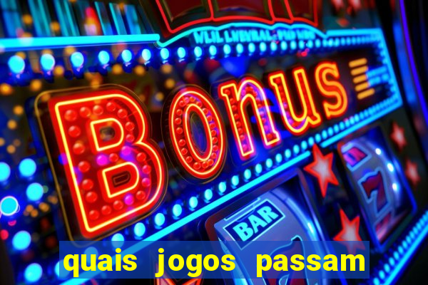 quais jogos passam no sportv