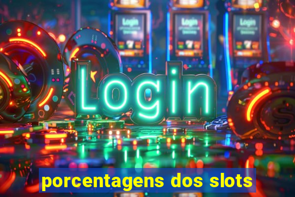 porcentagens dos slots