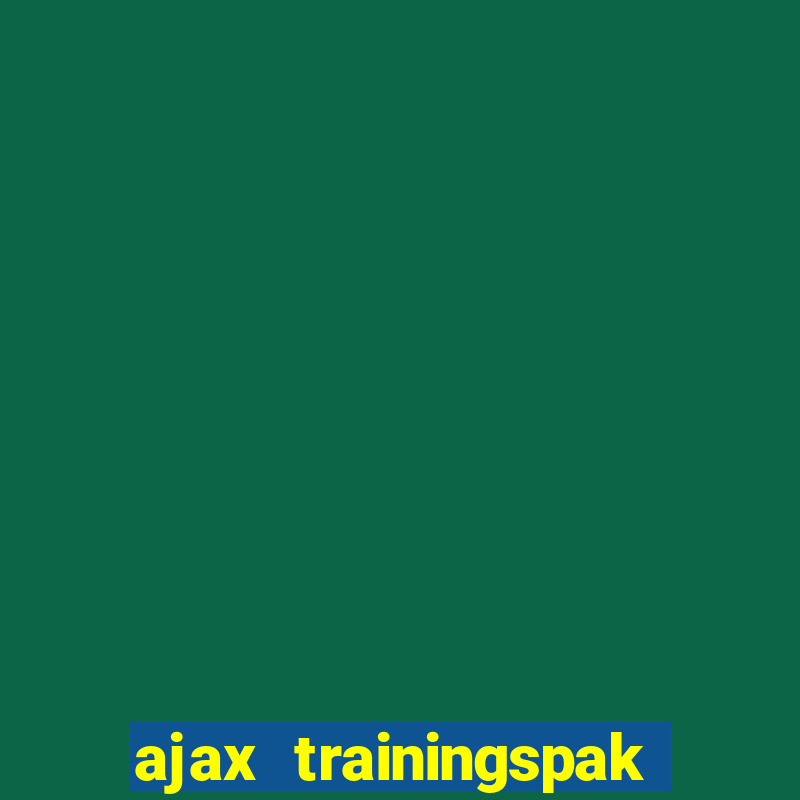 ajax trainingspak 2021 junior