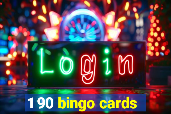 1 90 bingo cards